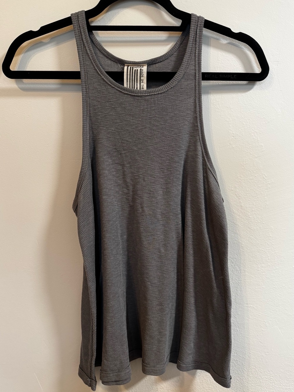 Free people a style tank top size medium in gray